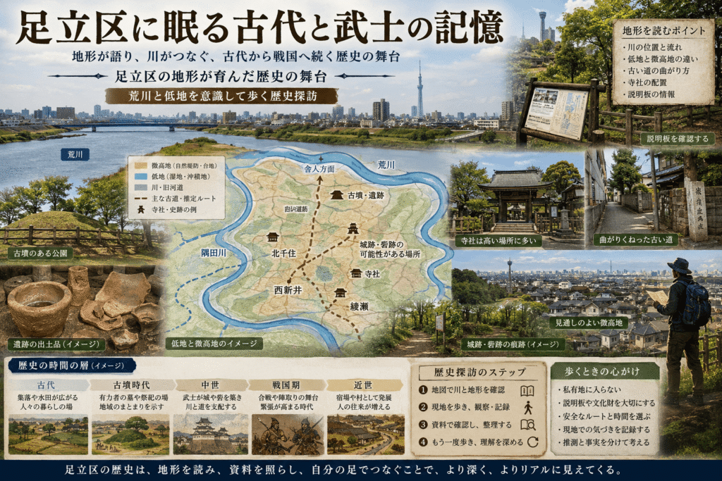 足立区に眠る古代と武士の記憶