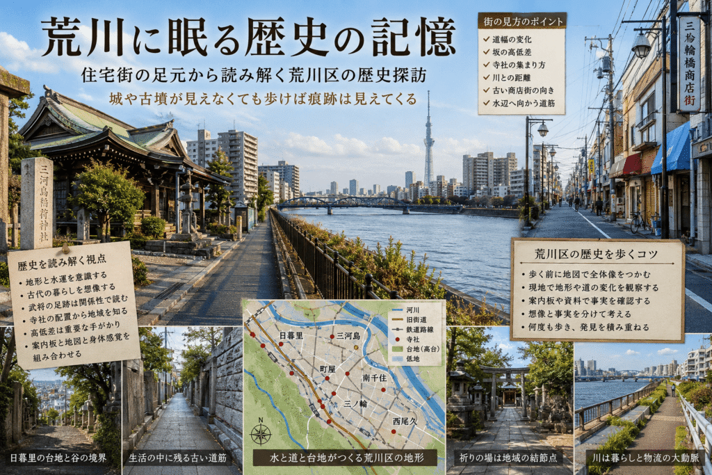 荒川に眠る歴史の記憶