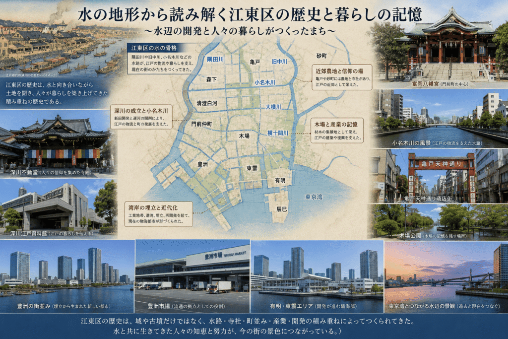 水の地形から読み解く江東区の歴史と暮らしの記憶