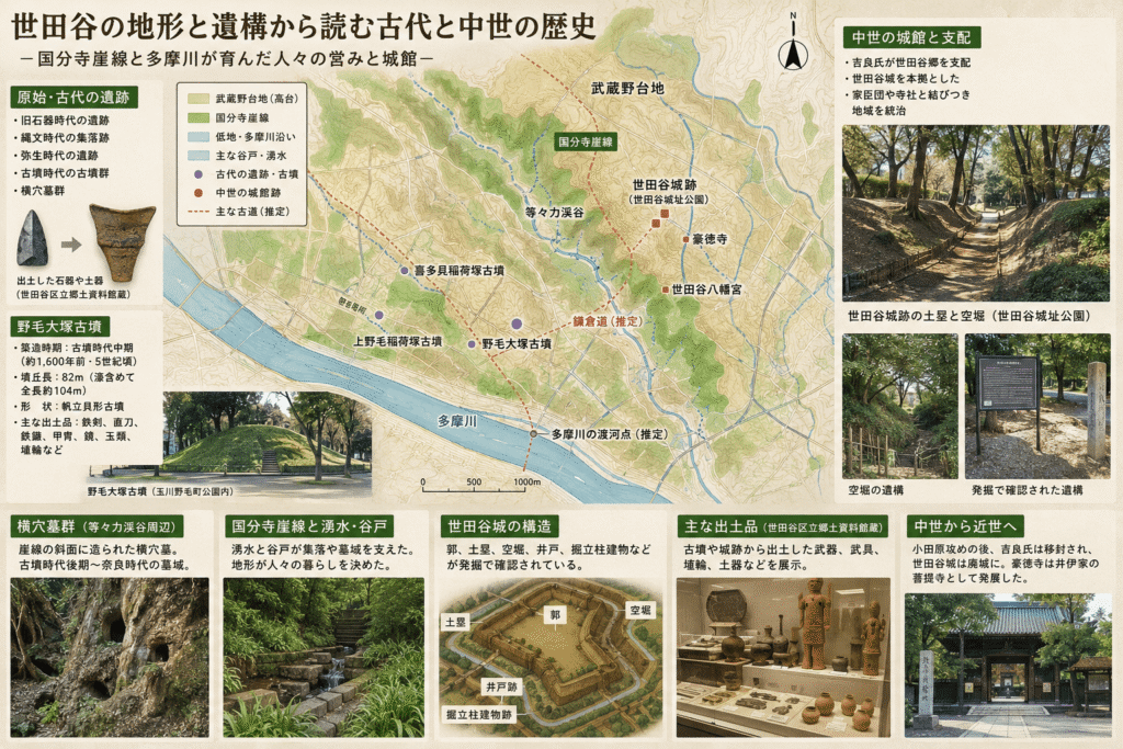 世田谷の地形と遺構から読む古代と中世の歴史