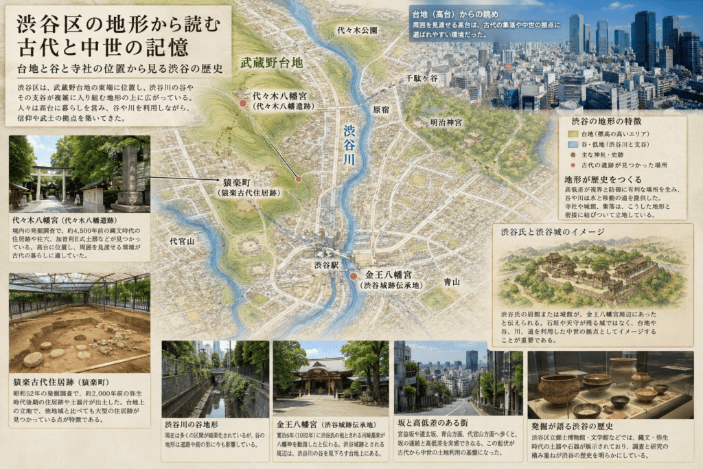 渋谷区の地形から読む古代と中世の記憶