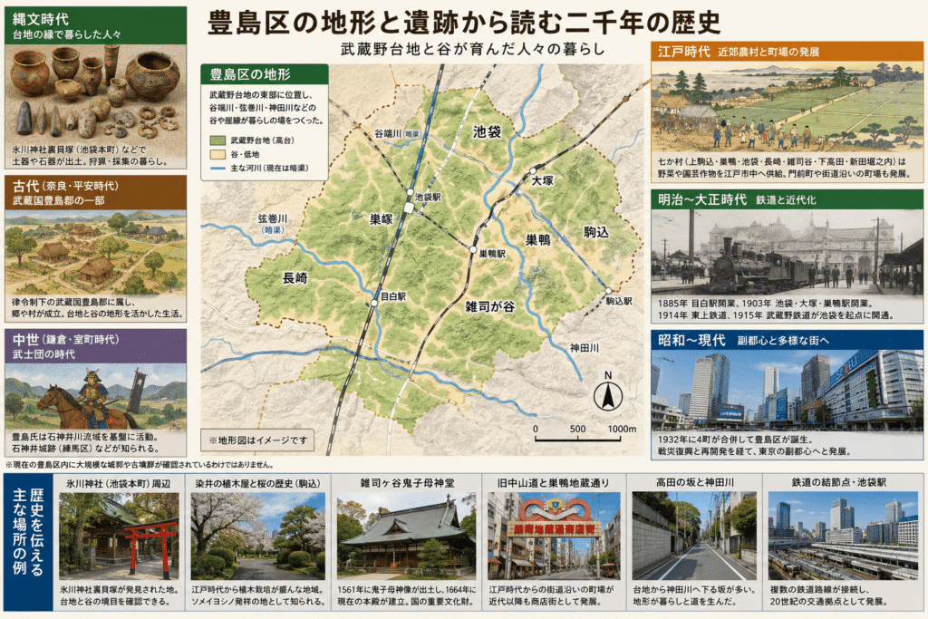豊島区の地形と遺跡から読む二千年の歴史