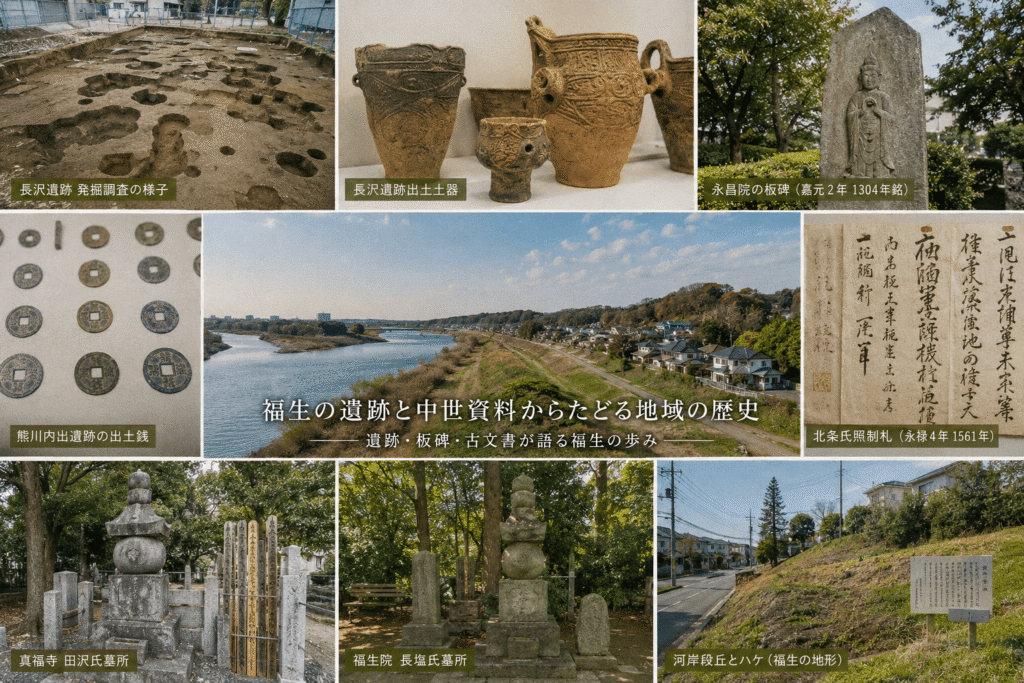 福生の遺跡と中世資料からたどる地域の歴史