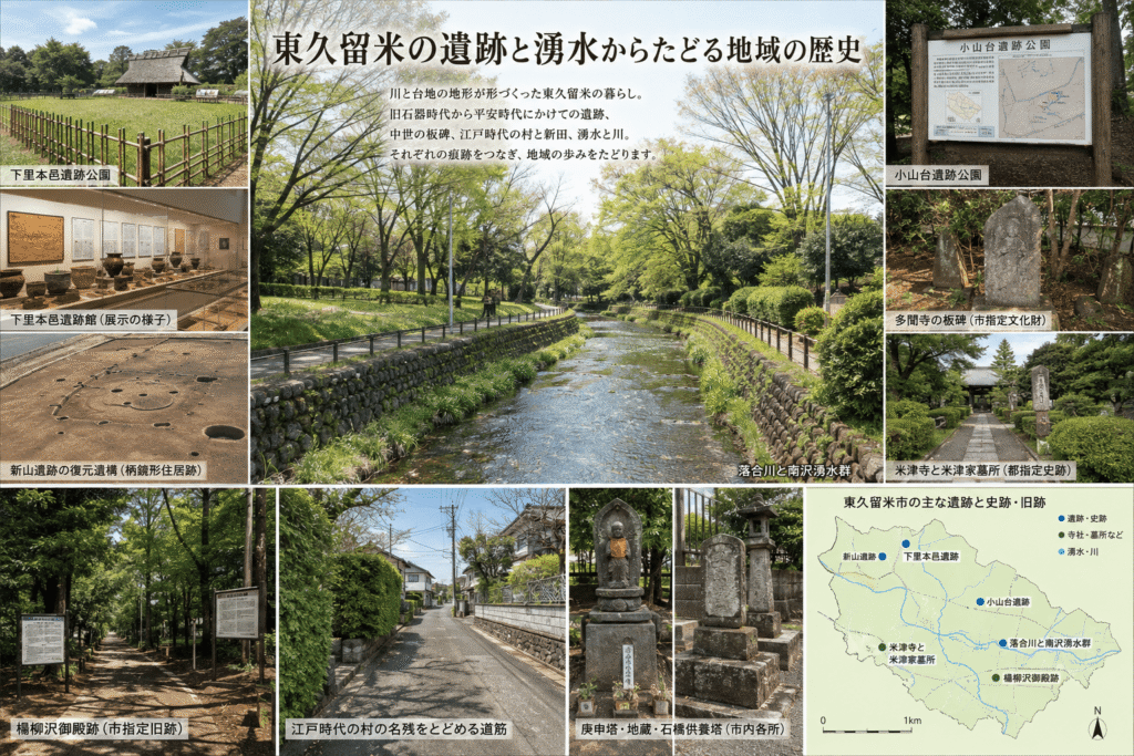 東久留米の遺跡と湧水からたどる地域の歴史