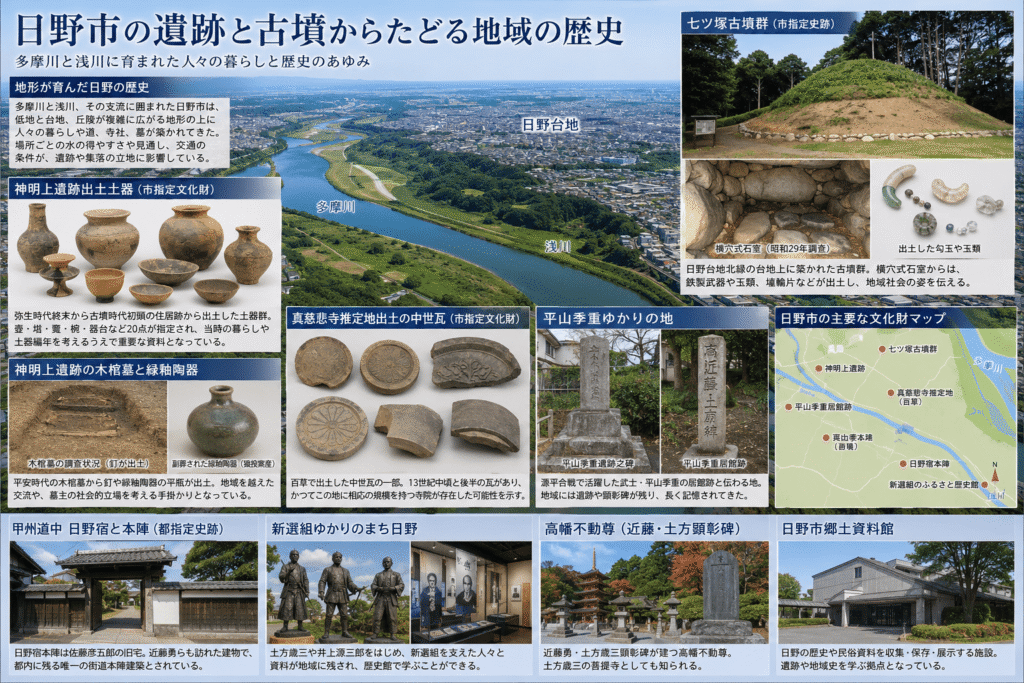 日野市の遺跡と古墳からたどる地域の歴史