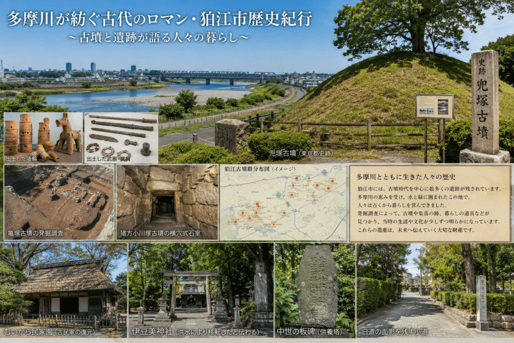 多摩川が紡ぐ古代のロマン・狛江市歴史紀行