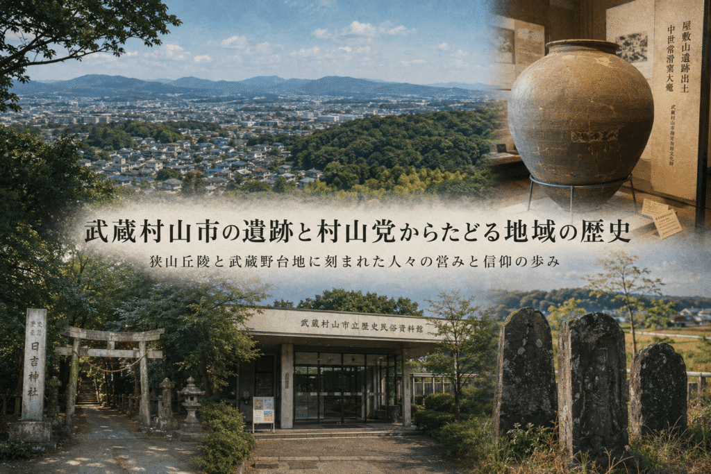 武蔵村山市の遺跡と村山党からたどる地域の歴史