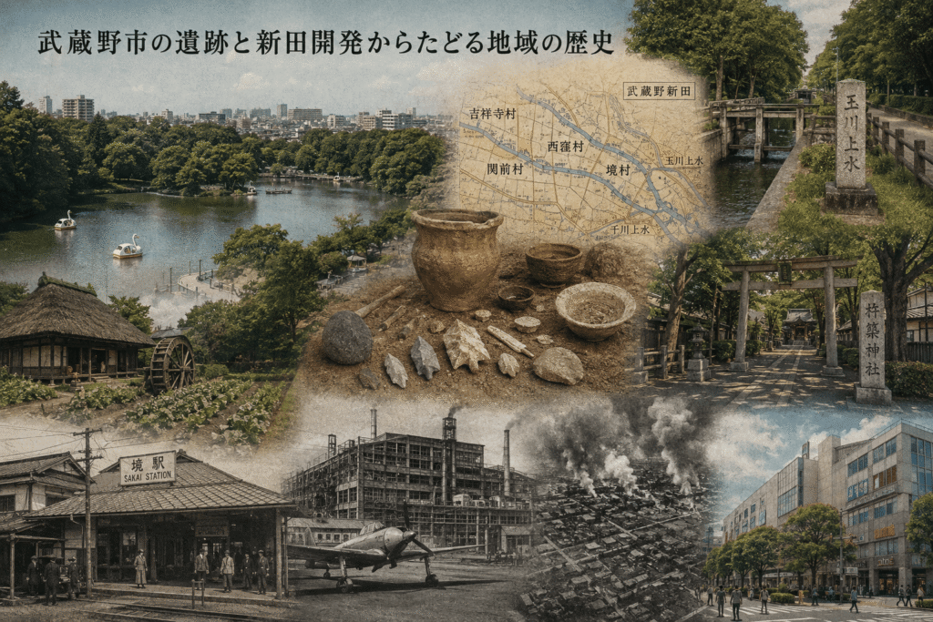 武蔵野市の遺跡と新田開発からたどる地域の歴史