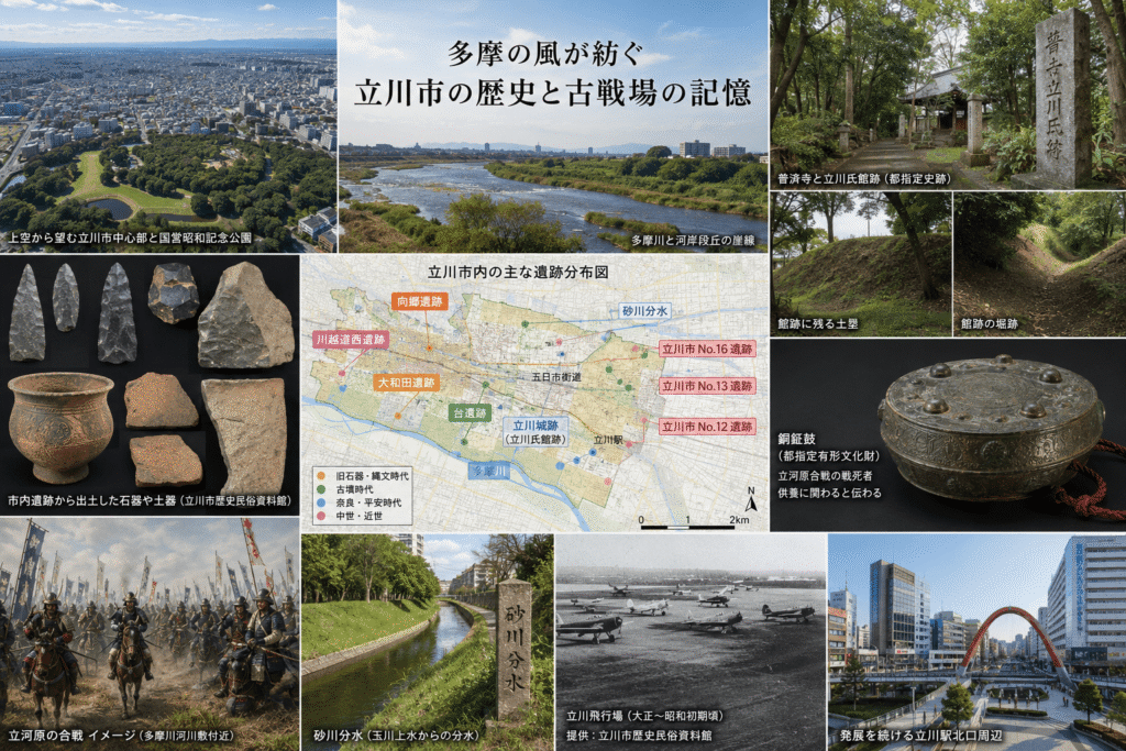 多摩の風が紡ぐ立川市の歴史と古戦場の記憶